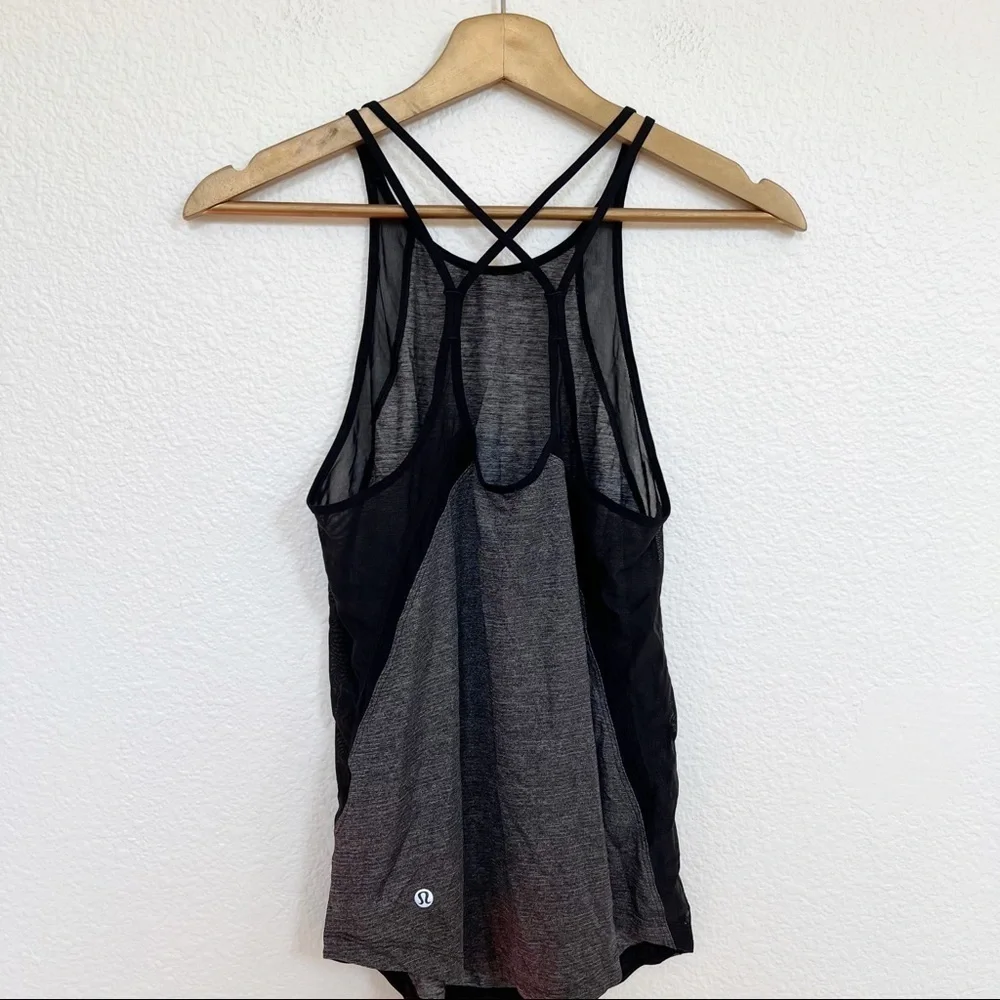 Lululemon- Run Off-Route Strappy Mesh Tank Top